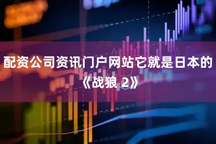 配资公司资讯门户网站它就是日本的《战狼 2》