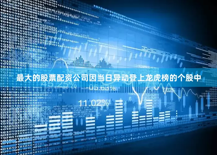 最大的股票配资公司因当日异动登上龙虎榜的个股中