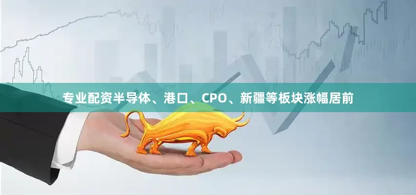 专业配资半导体、港口、CPO、新疆等板块涨幅居前